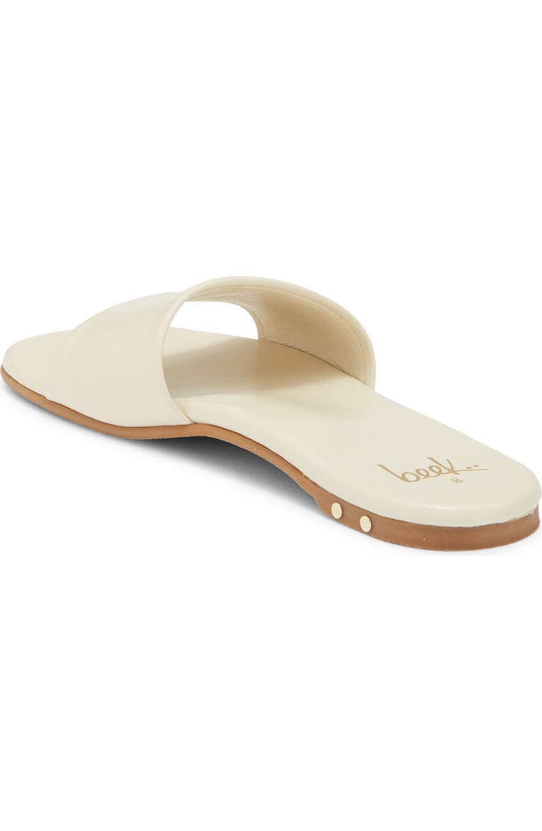 Beek Honeybird Square Toe Slide Sandal, Alternate, color, Egg Shell