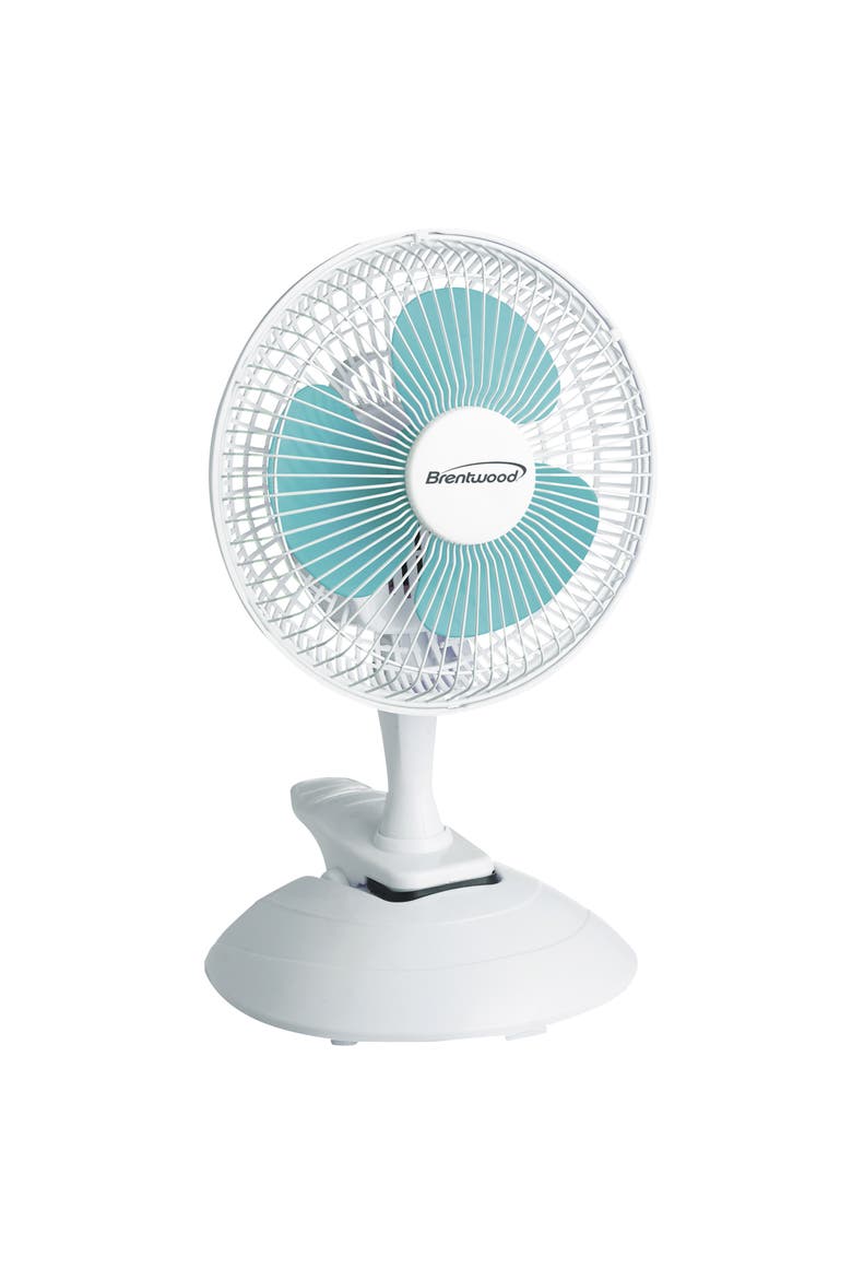 6 Inch Mini Clip On Table Fan, Main, color, White