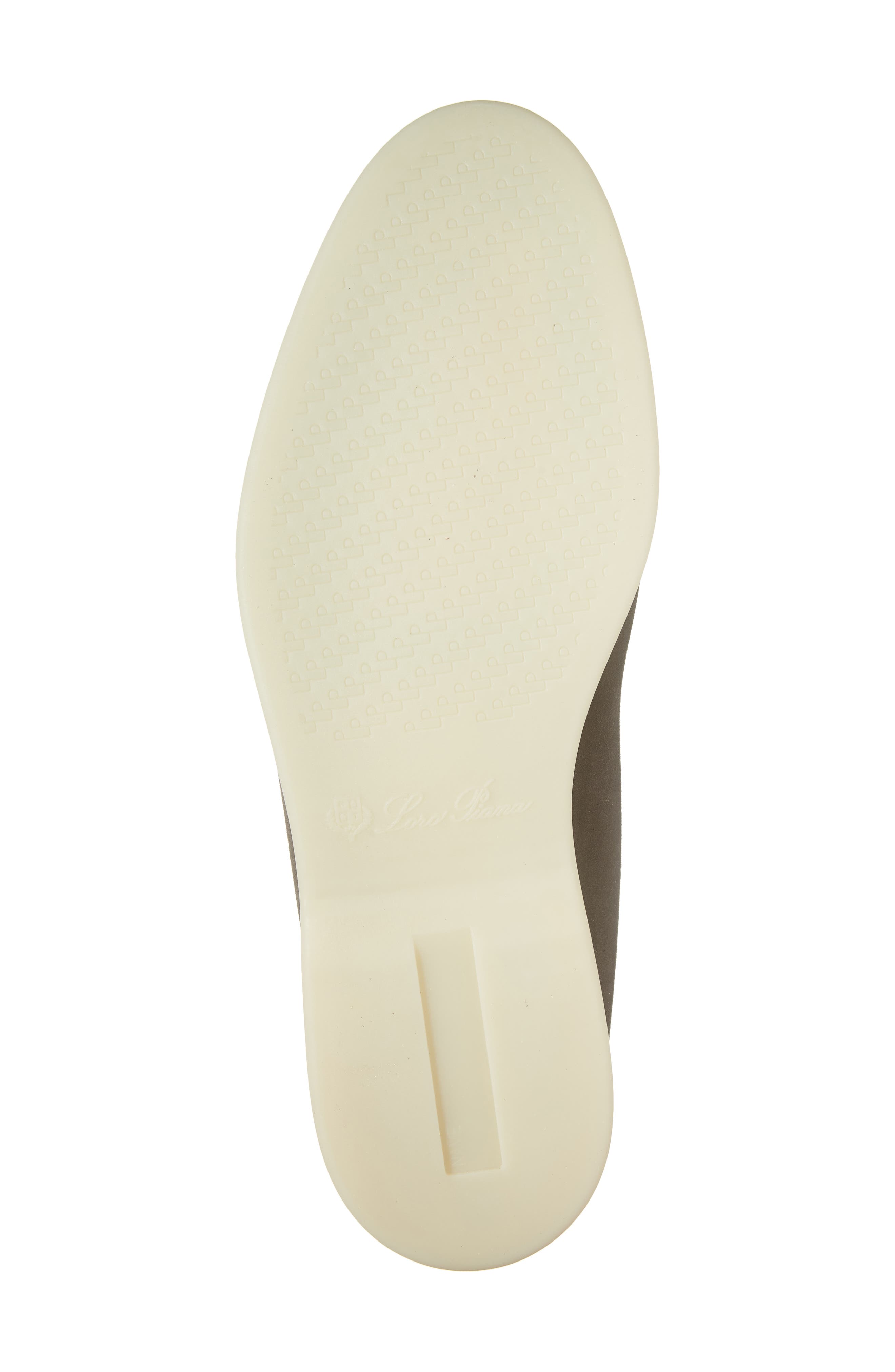 Loro Piana Summer Walk Suede Moc Toe Loafer, Alternate, color, 