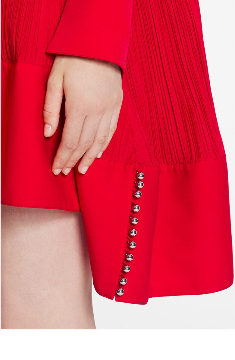 Lanvin FLARED PLEATED DRESS, Alternate, color, 