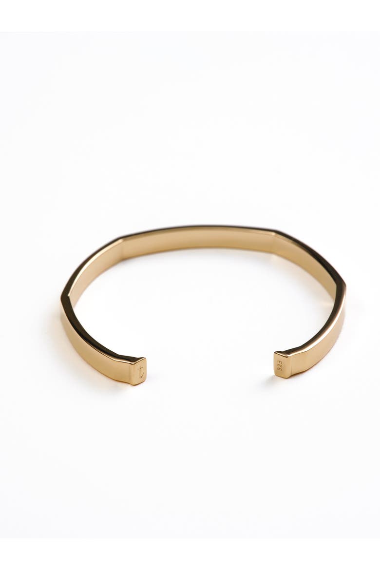 Zion Beveled Cuff, Alternate, color, Gold