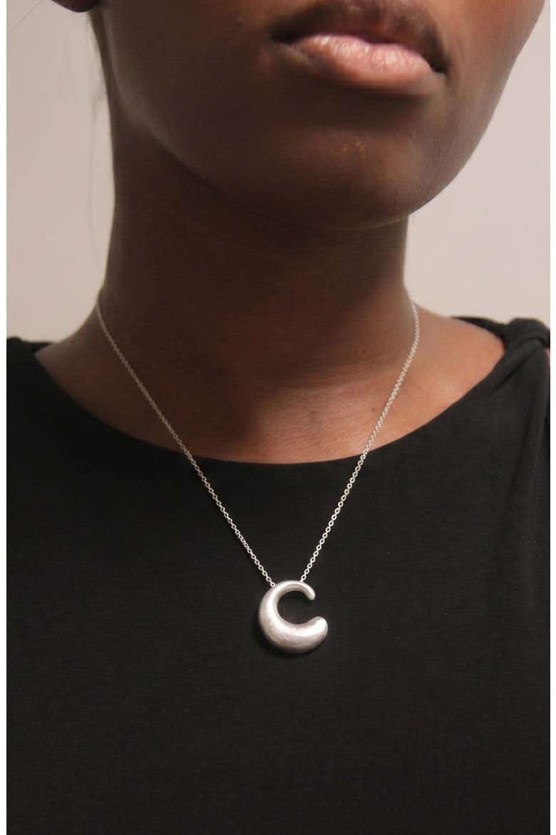 Astra Liquid Necklace in Silver, Alternate, color, Silver