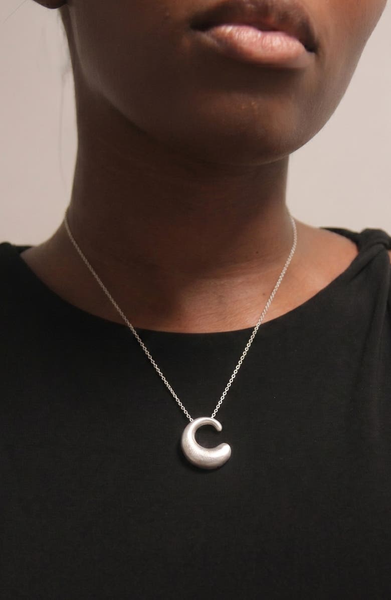 YOJ Astra Liquid Necklace in Silver, Alternate, color, Silver