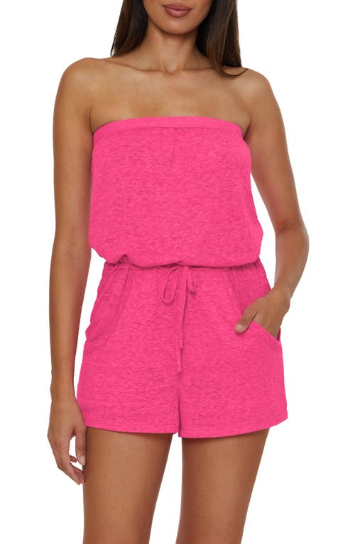 Becca Beach Date Strapless Cover-up Romper