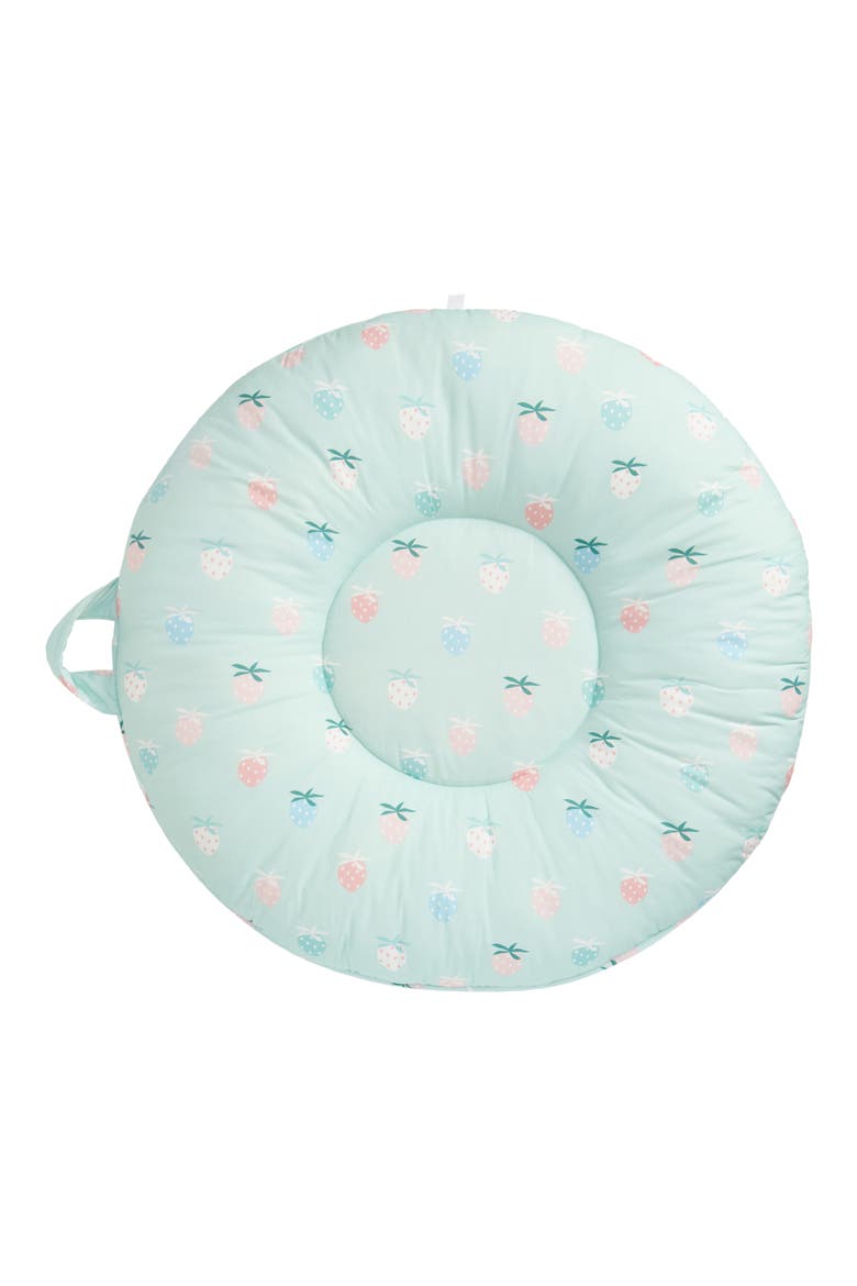 Portable Floor Cushion, Main, color, LIGHT GREEN MULTI