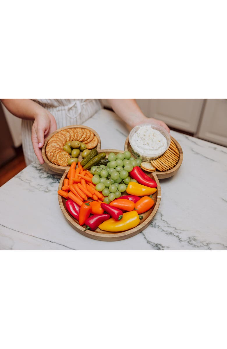 Picnic Time x Disney<sup>®</sup> Mickey Mouse Serving Board, Alternate, color, Brown