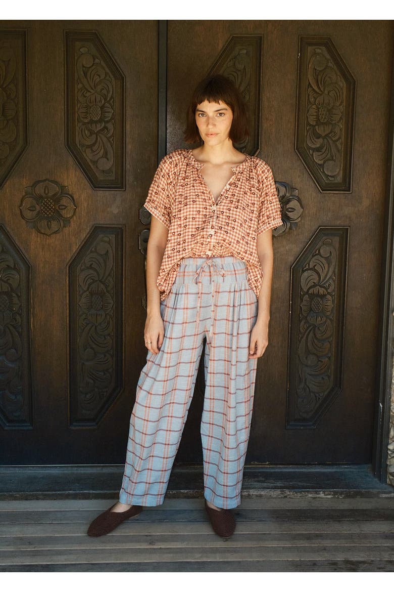 Cabana Drawstring Pull-on Pants, Alternate, color, Eyeshadow