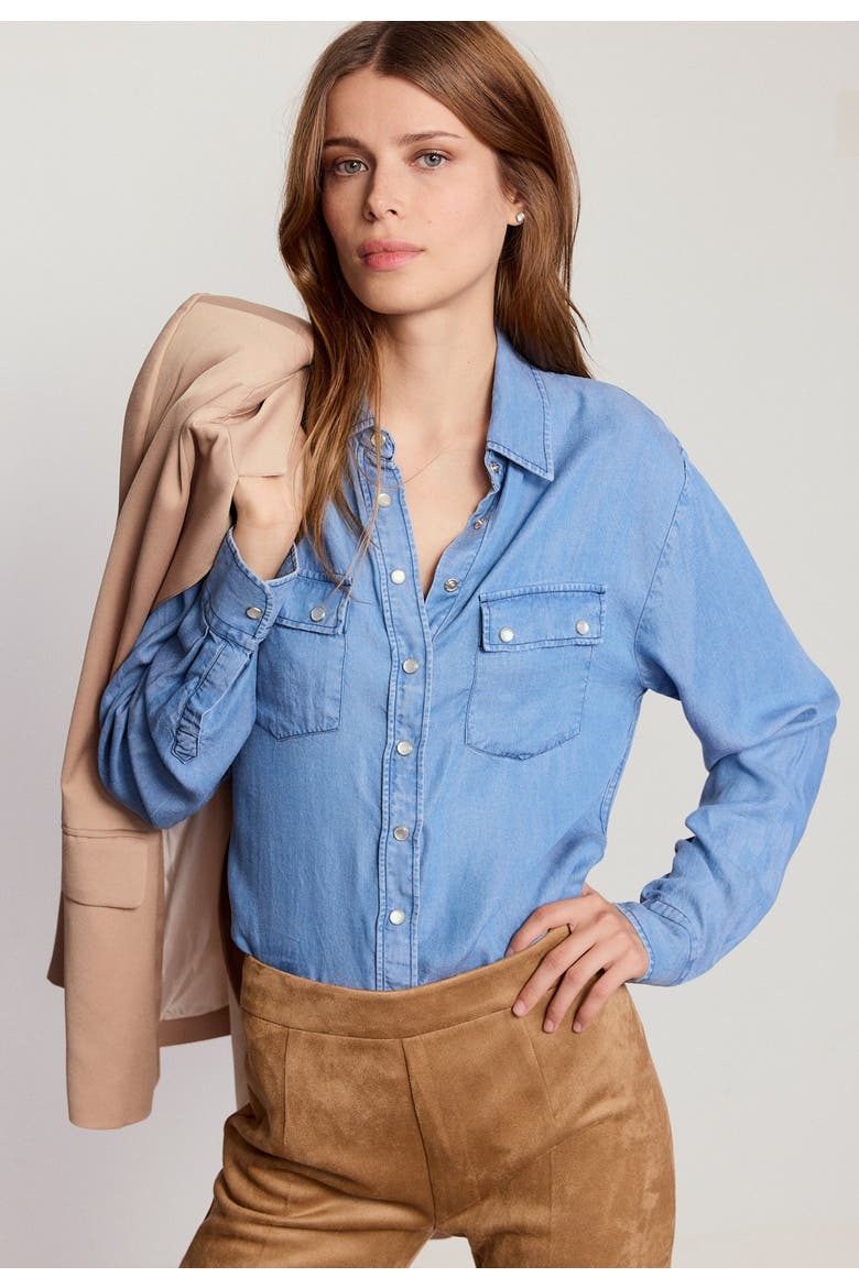 The Denim Shirt, Main, color, Blue