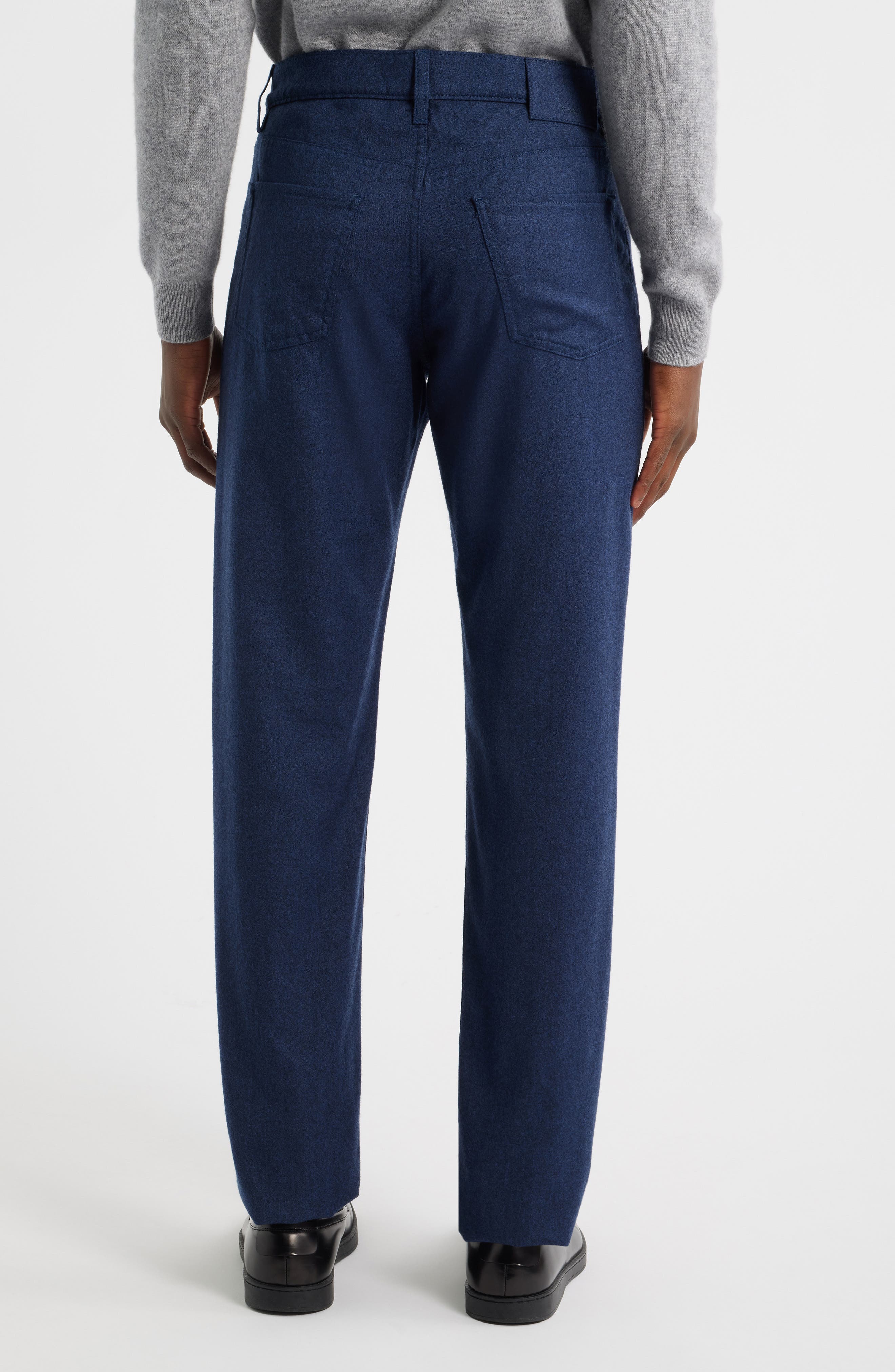 Regular Fit Wool Flannel Pants - image 2