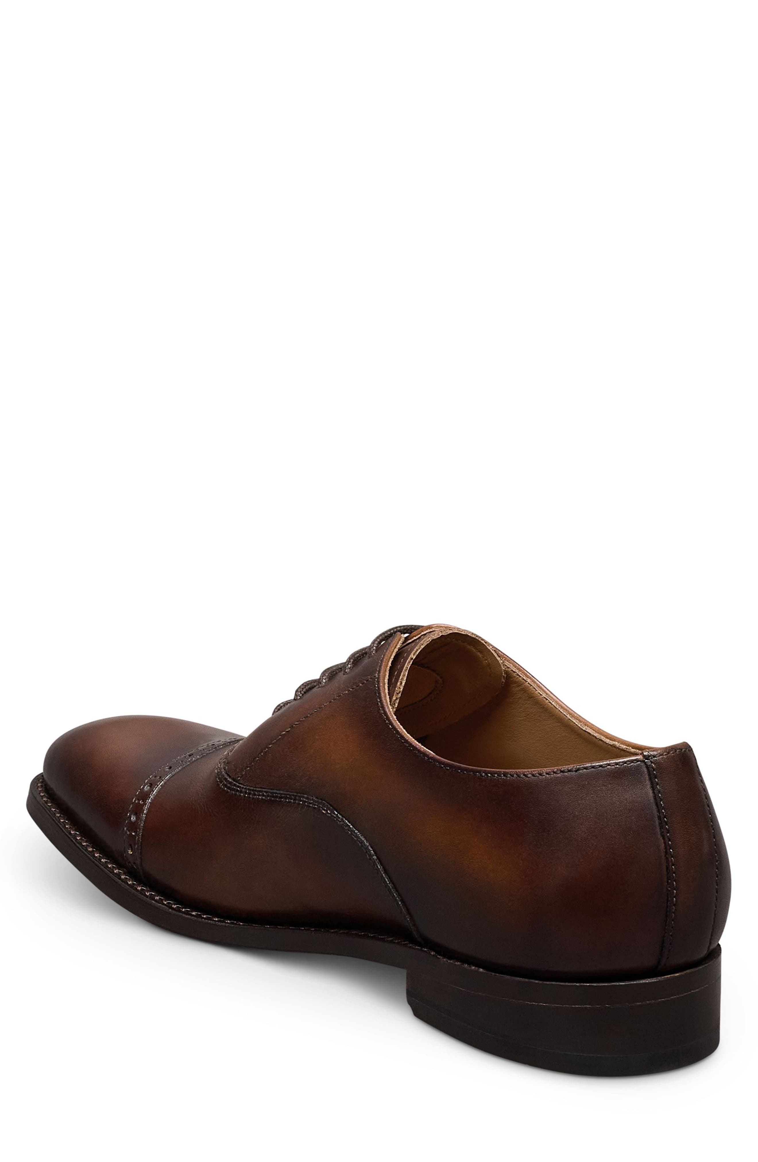 Brady Cap Toe Oxford, Alternate, color, BROWN PATINA