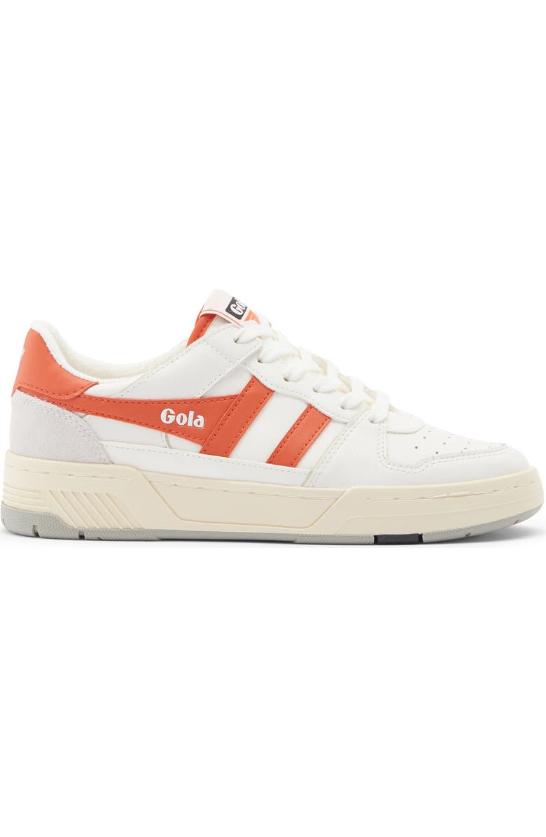Gola Allcourt Trainer Low Top Sneaker, Alternate, color, White/ Saffron