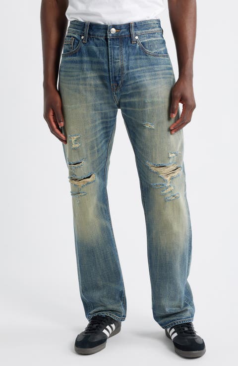 BB Sattelite Distressed Slim Fit Jeans (Crater)