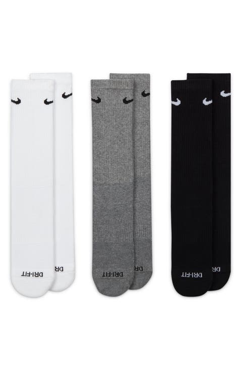 Assorted 3-Pack Everyday Plus Cushion Crew Training Socks