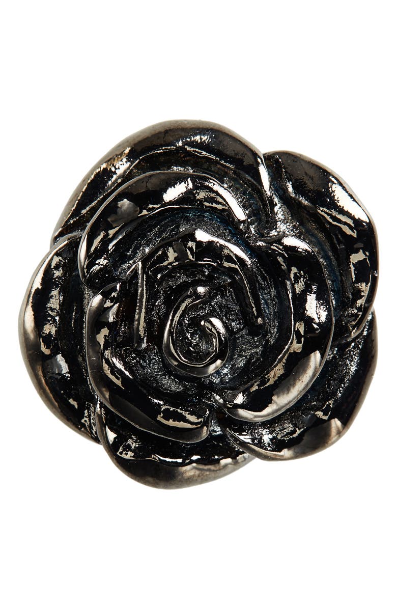 NORDSTROM MEN'S SHOP Metal Rose Lapel Pin, Main, color, 