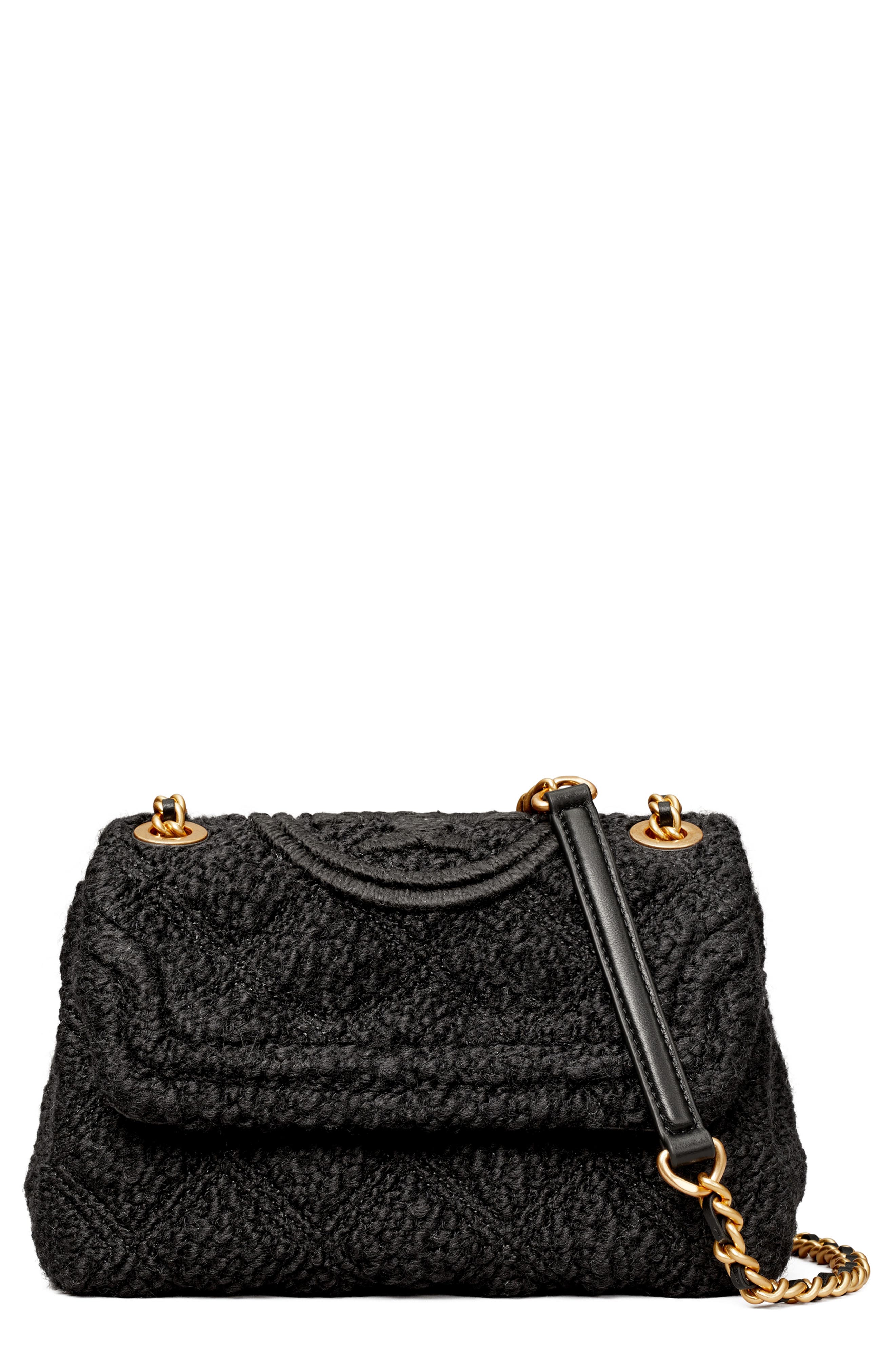 Tory Burch Small Fleming Bouclé Convertible Shoulder Bag, Main, color, 