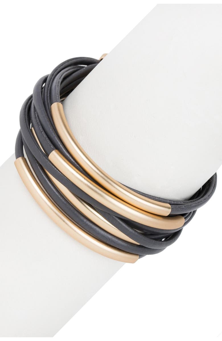 SAACHI On the Rail Layered Wrap Bracelet, Alternate, color, 
