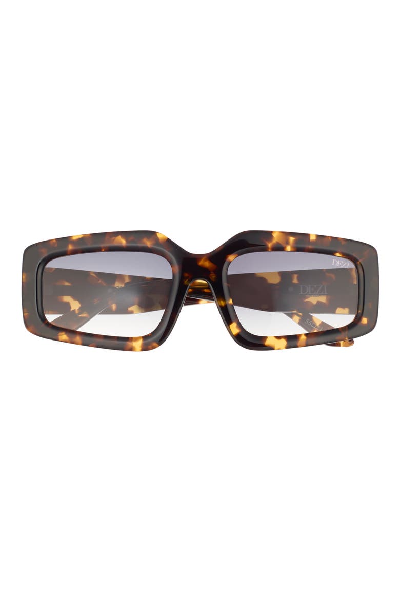 Read the Room Gradient Square Sunglasses, Main, color, TORTOISE / SMOKE GRADIENT
