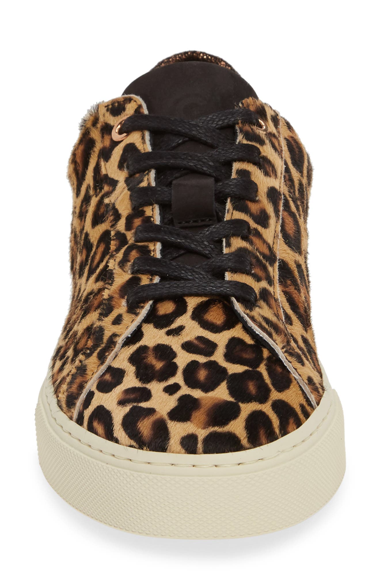 Royale Low Top Sneaker, Alternate, color, LEOPARD CALF HAIR