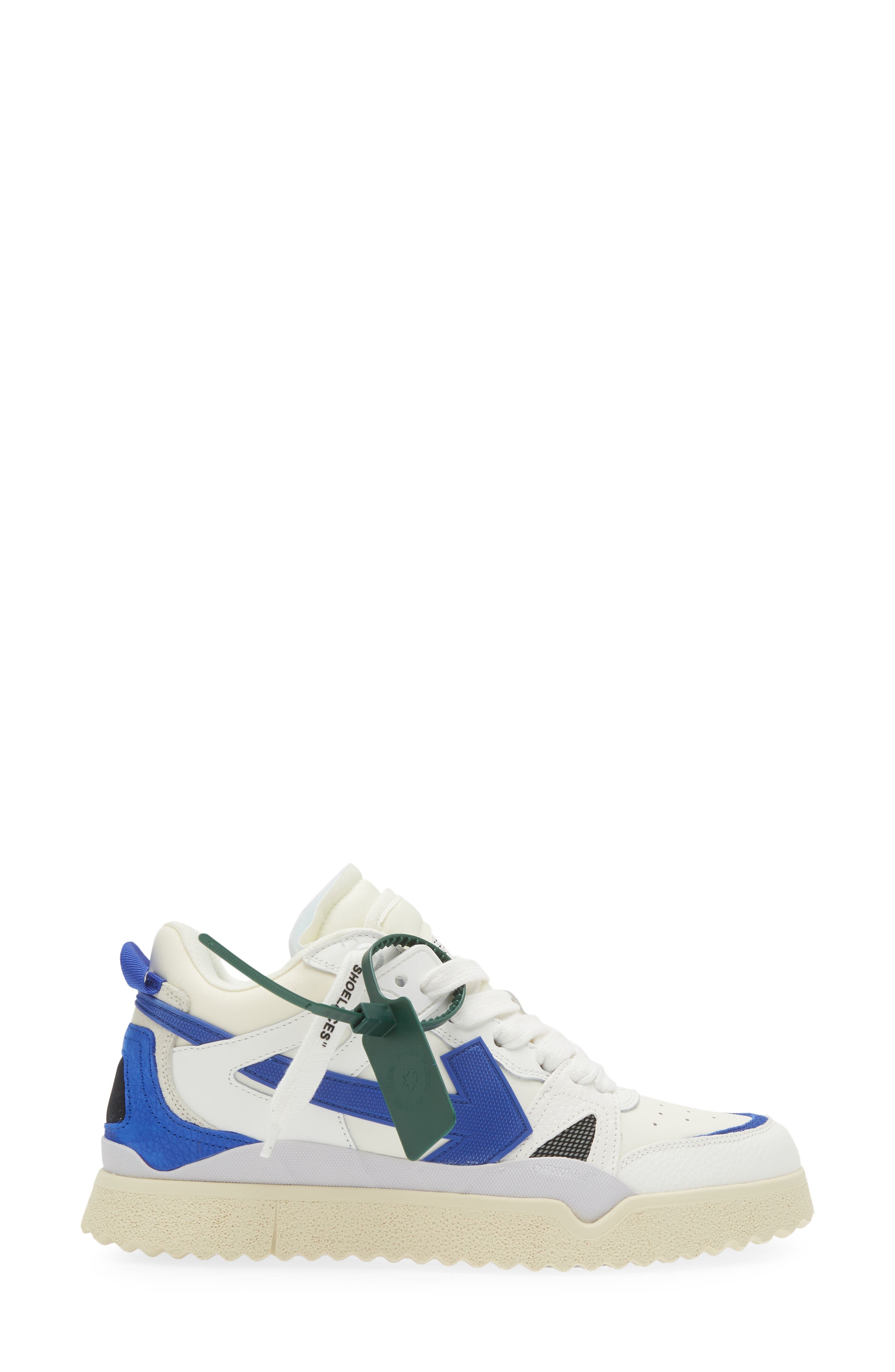 Off-White Mid Top Sponge Sneaker, Alternate, color, 