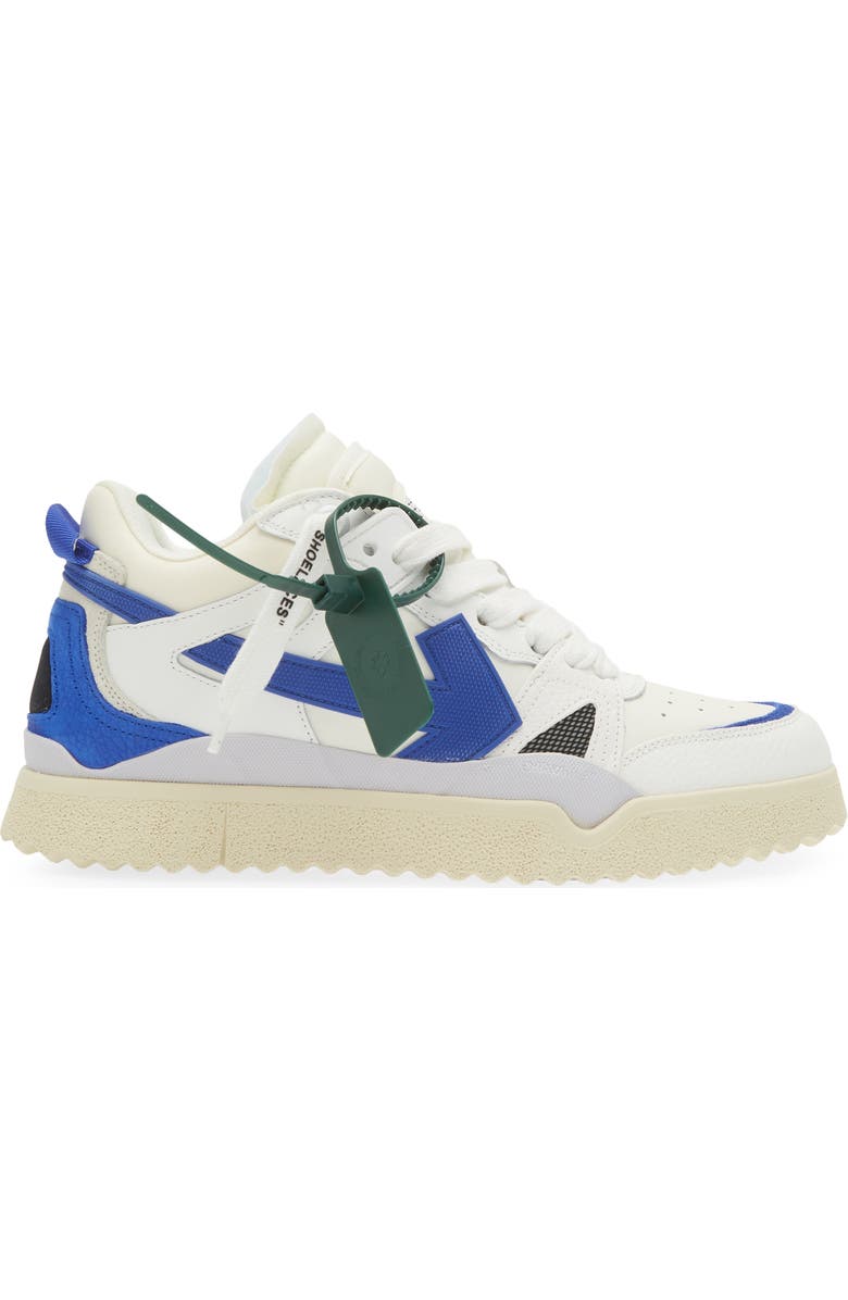 Off-White Mid Top Sponge Sneaker, Alternate, color,