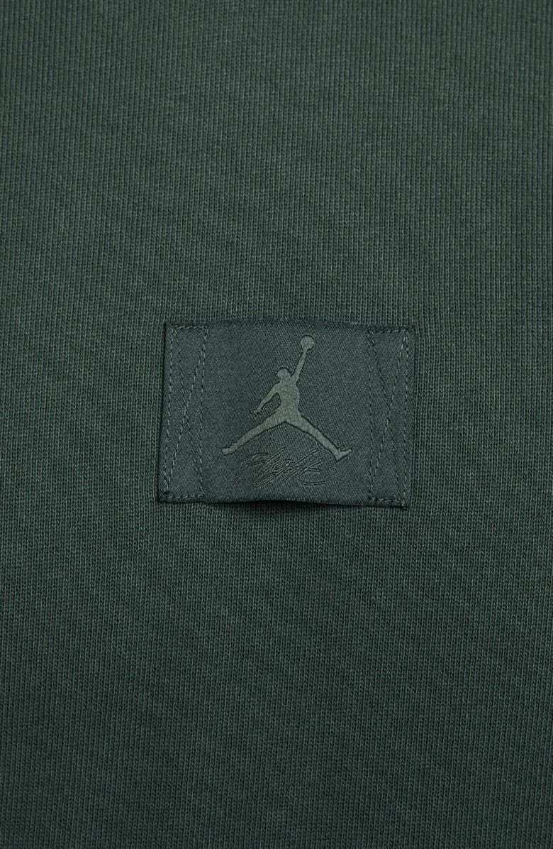 Jordan Flight Fleece Hoodie, Alternate, color, Midnight Green/ Vintage Green