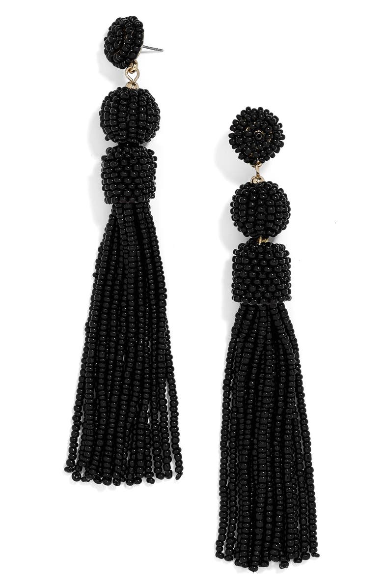 BaubleBar Mariachi Beaded Tassel Earrings, Main, color, 