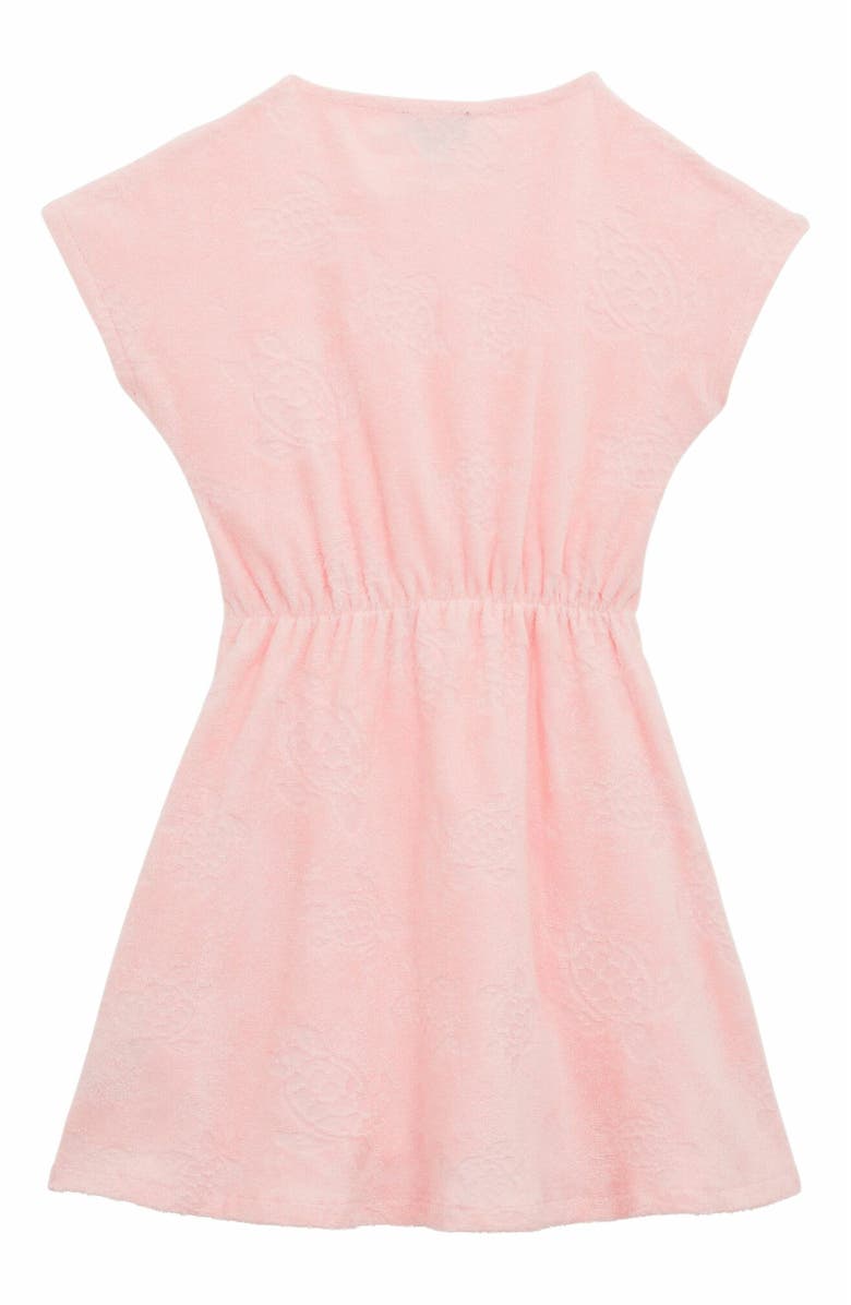 Vilebrequin Kids' Terry Dress, Alternate, color, Pivoine