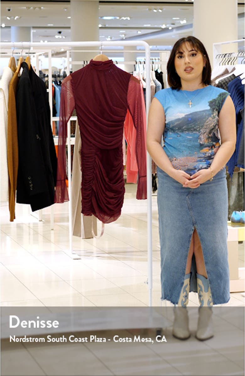 Lucasta Long Sleeve Body-Con Minidress, sales video thumbnail