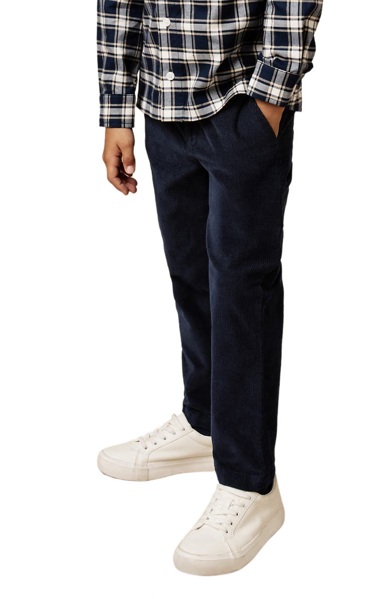 Reiss Kids
Banburgh Flat Front Cotton Corduroy Pants, Alternate, color, Navy