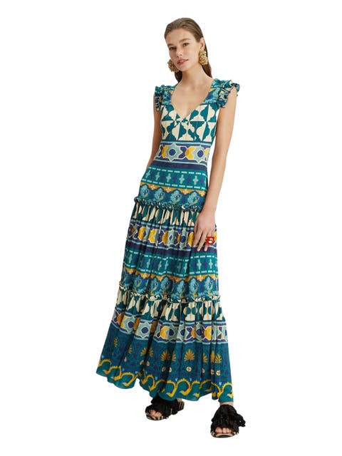 Pimento Dress Placée Casareale Barre' Emerald