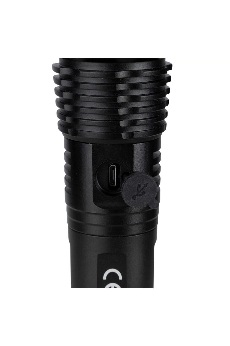 Edzell Rechargeable Torch, Alternate, color, Black