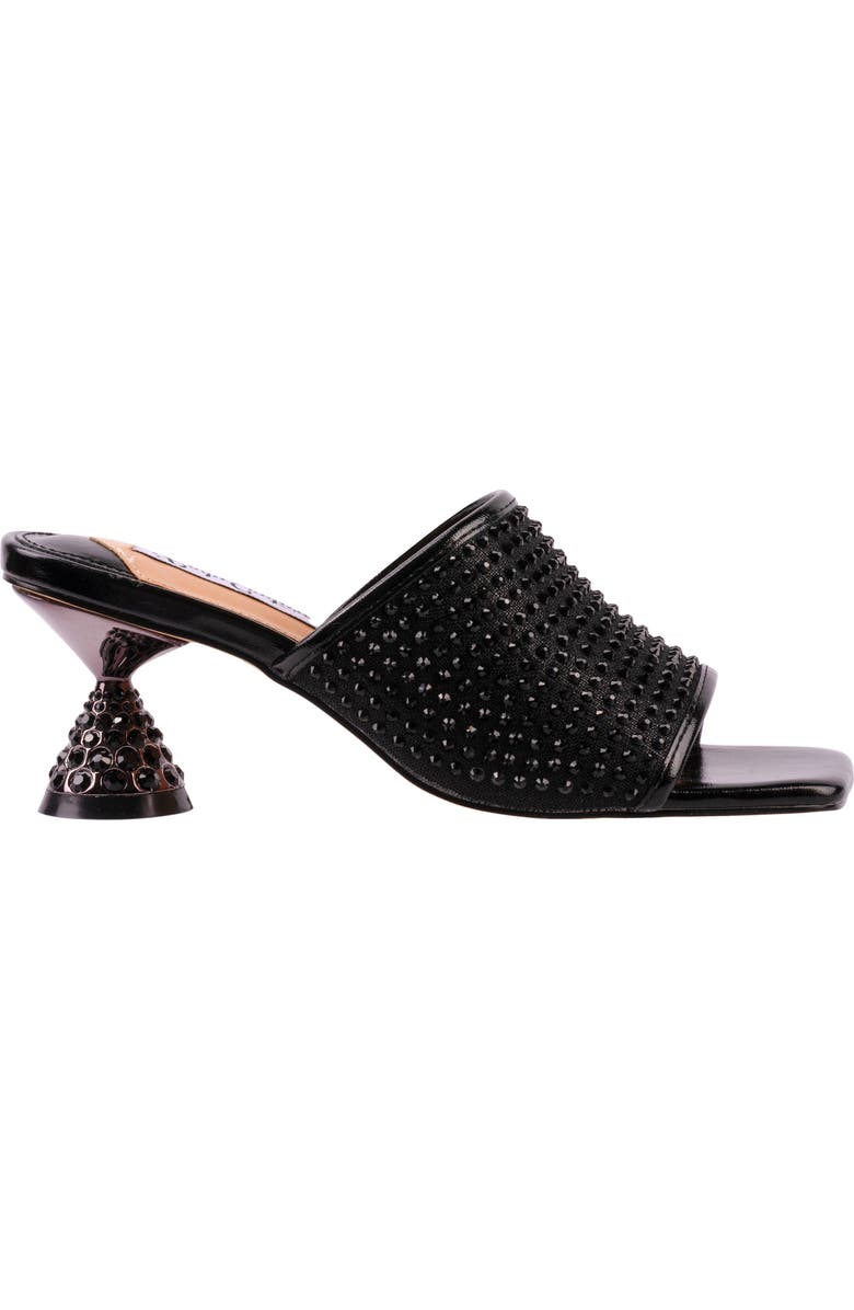 LADY COUTURE Rhinestone Slide Sandal, Alternate, color, Black