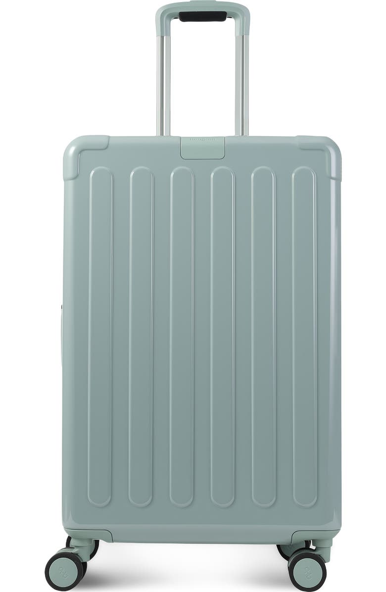 Hedgren Nostos Glossy Medium Spinner Suitcase, Main, color, Laguna