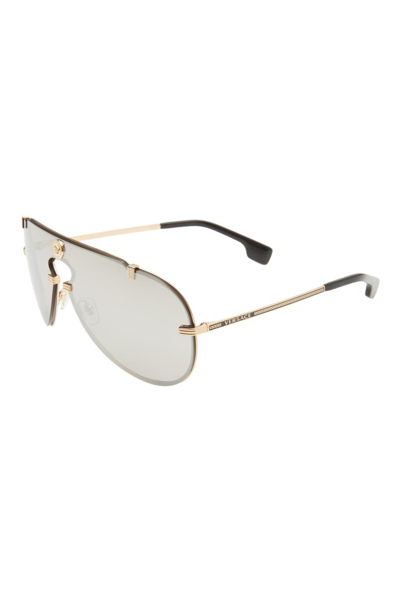 43mm Shield Sunglasses, Alternate, color, GOLD