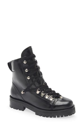 Allsaints Franka Lug Sole Boot In Black