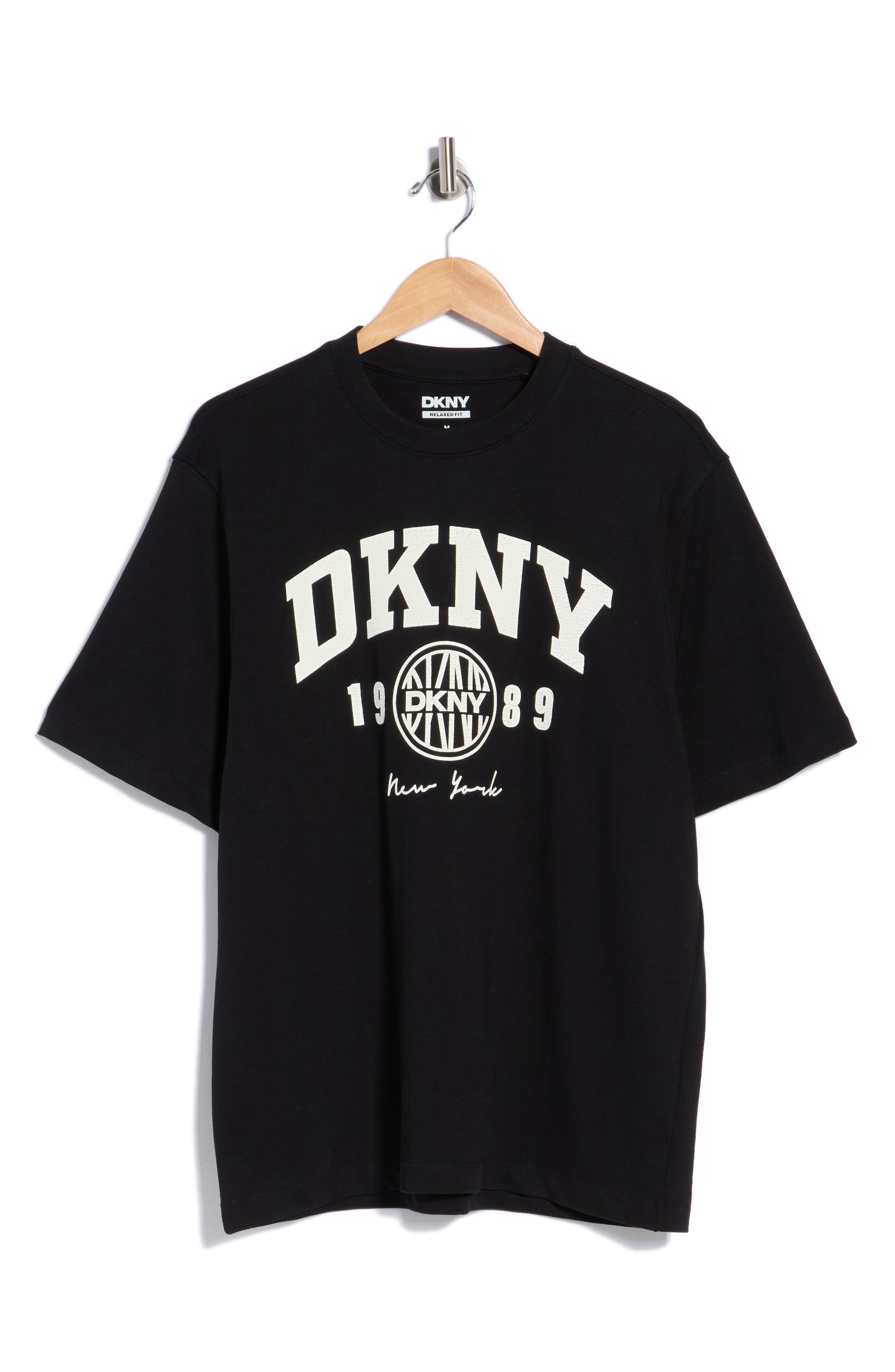 DKNY SPORTSWEAR Varsity Crest Cotton T-Shirt