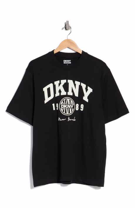 DKNY SPORTSWEAR Varsity Crest Cotton T-Shirt