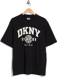 DKNY SPORTSWEAR Varsity Crest Cotton T-Shirt