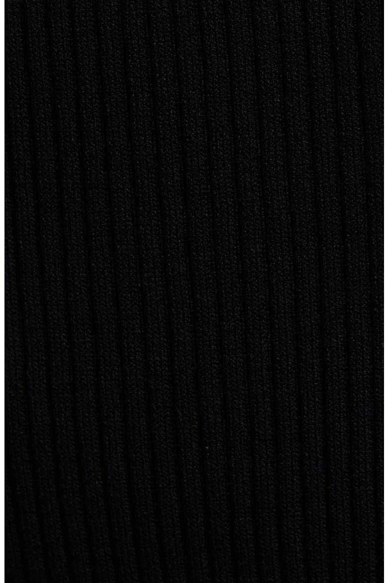 Fitted Direction Rib Sweater Vest, Alternate, color, ANNE BLACK