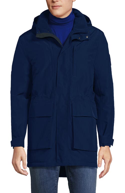 Lands' End Waterproof Squall Parka In Blue