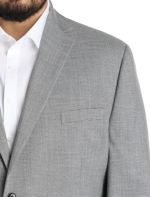 Michael Kors Big & Tall Houndstooth Sport Coat In Gray