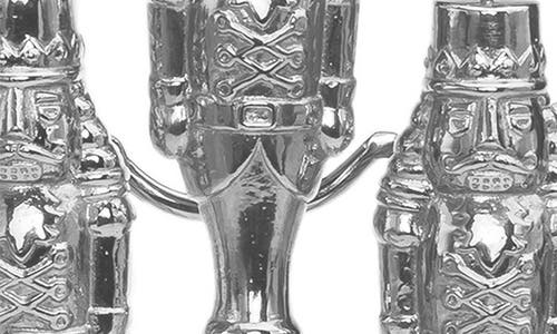 Godinger Nutcracker Bar Cart Tool Set In Silver