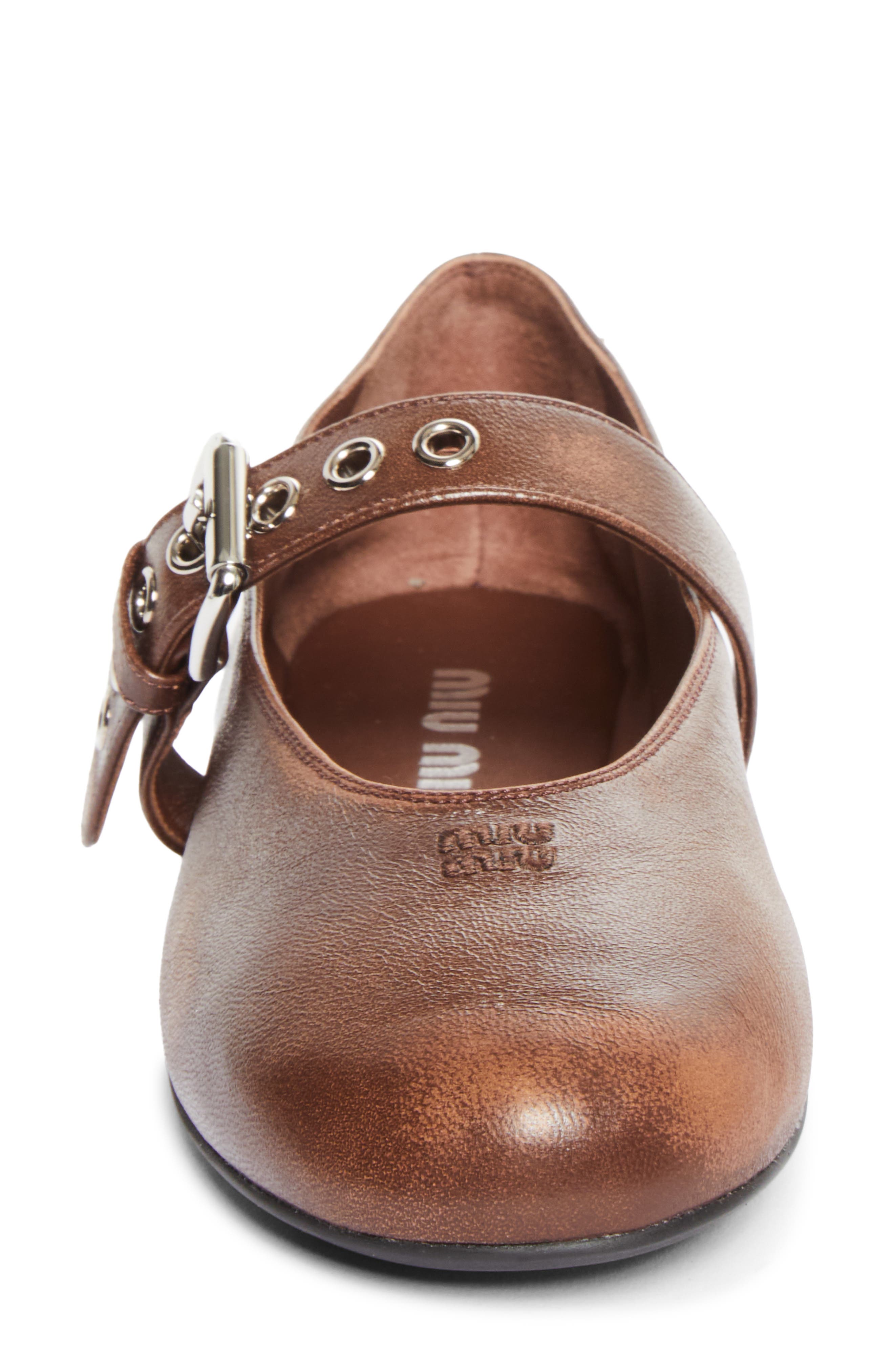 Mary Jane Ballet Flat, Alternate, color, BRUCIATO