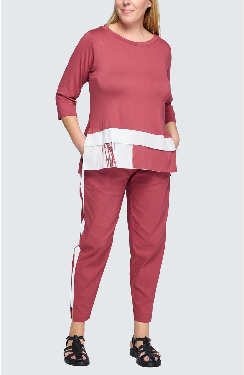 LUUKAA Isla Viscose Jersey Tunic, Alternate, color, Dry Rose