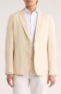 Percival Tailored Fit Solid Linen Blazer