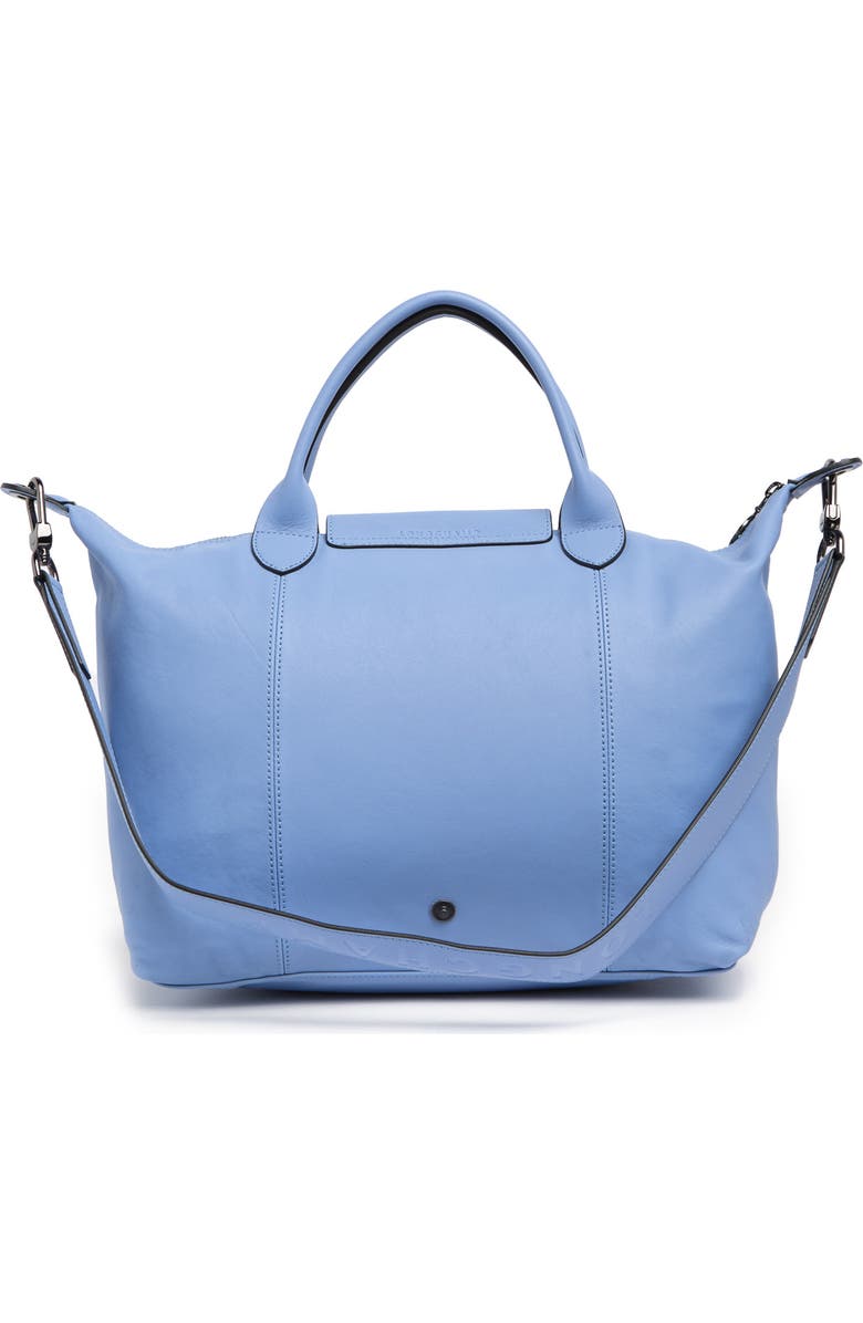 Longchamp Le Pliage Cuir Medium Tote Bag, Alternate, color,