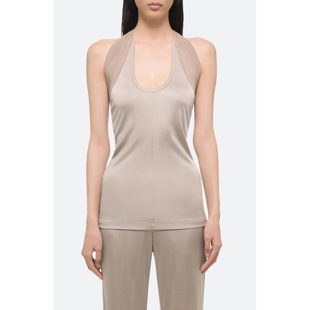 Helmut Lang Dancer Halter Top In Multi
