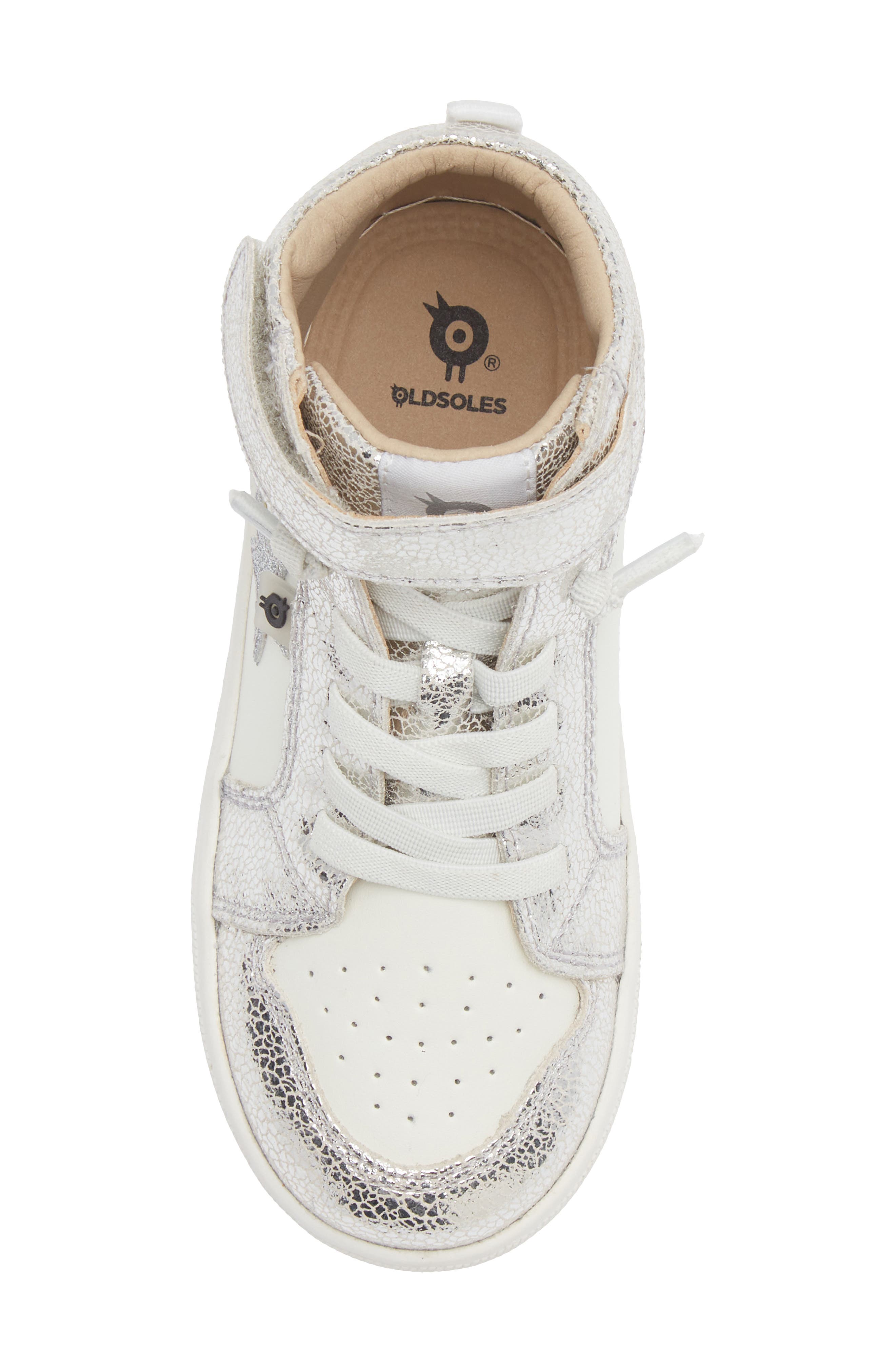 Kids' Team Star Sneaker, Alternate, color, WHITE / SILVER CRACKLE