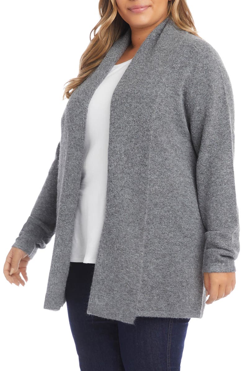 Karen Kane Open Front Cardigan, Alternate, color,