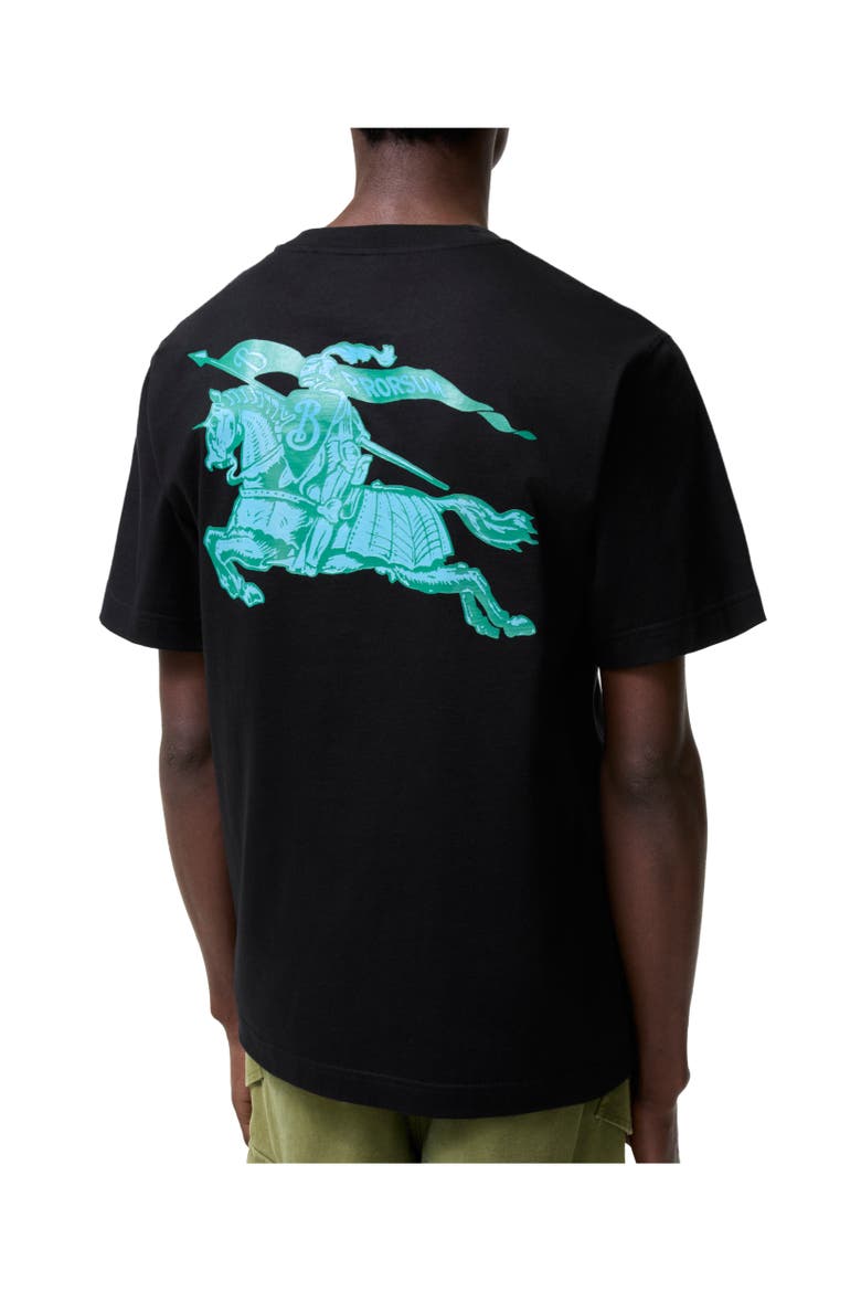 Heritage Logo Cotton T-shirt, Alternate, color, Black